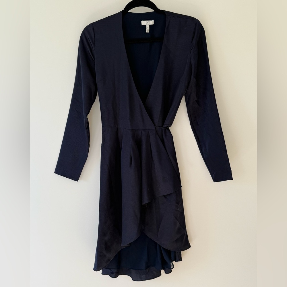 Joie Midnight Navy Long Sleeve Mini Dress